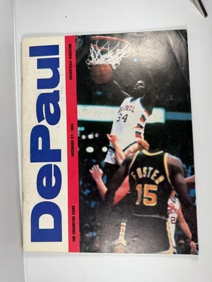 SIGNED - 1984 DePaul Blue Demons Basketball Program -Ray Meyer - vs Creighton - Image 1 of 4
