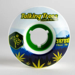 Satori Movement Talking Trees Canna Cruiser 54mm 78a Skateboard Wheels - Picture 1 of 1