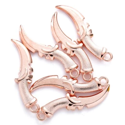 100 Piezas Dijes de Daga Colgante Hágalo Usted Mismo Fabricación de Joyas Accesorio para Pulsera Collar Foto 1 de 4