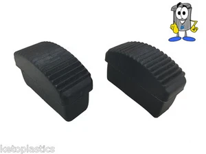 PAIR OF 70MM X 23MM REPLACEMENT LADDER / STEP LADDER FEET - Picture 1 of 1