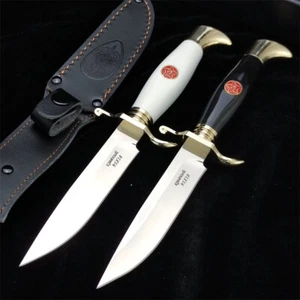 Cuchillo ruso de hoja fija 10 pulgadas Finka KGB NKVD cuchillo de caza vaina de cuero - Imagen 1 de 14
