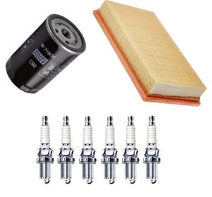 Kit de servicio para bujías de filtro de aceite de aire Denso TT Jaguar S-Type 3.0 V6 Mann - Imagen 1 de 6