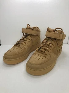 Nike Air Force 1 Mid '07 Shoes Flax Wheat Gum Men's Size 9 New DJ9158-200 - Picture 1 of 8