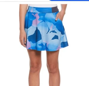 Callaway Womens 16" Abstract Print Flounce Golf Skort Size Medium Blue NEW - Picture 1 of 17