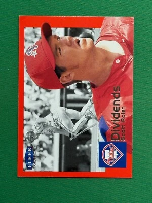 2000 Fleer Tradition 棒球红利 #10 of 15D Scott Rolen — 第 1/2 张图片