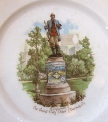 Cleveland Ohio Placa Publicidad Tienda Histórica Foto 1 de 4