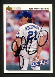 Jeff Montgomery #627 signed autograph auto 1992 Upper Deck Baseball Card - Picture 1 of 1