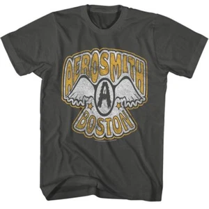 Camisa de música de humo con logotipo de Aerosmith de Boston - Imagen 1 de 2