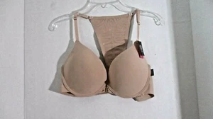 VINCE CAMUTO~Beige GENTLE LIFT PADDED FRONT CLOSURE BRA~Women's 36B~NWT - Picture 1 of 5