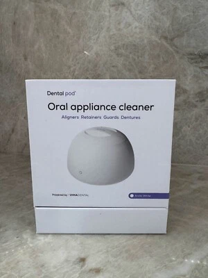 Zima Dental Pod Arctic White Retainer Cleaner Dentures Cleaner, 42.000 Hz