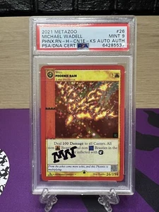 Phoenix Rain Metazoo Kickstarter PSA 9 - signiert von Mike Waddell - Fehler Pop 1 - Bild 1 von 5