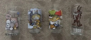 Collector Vintage Glass Lot Of 4 ET Muppets McDonald’s Coyote - Picture 1 of 13