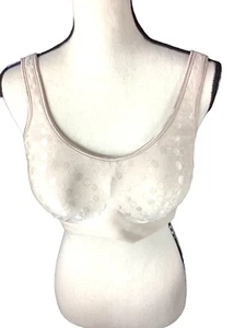 Bali Sports Bra * XL* Taupe  * Nylon spandex *Sissy *EUC - Picture 1 of 8