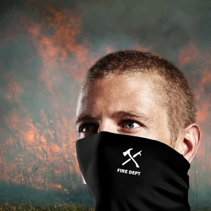 Feuerwehr Nackengasse Gesichtsmaske Gesichtsabdeckung waschbar atmungsaktiv - Bild 1 von 4