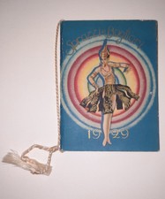 CALENDARIETTO DA BARBIERE 1929 SPRAZZI E BAGLIORI FONTANELLA MILANO