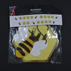 Baby Shower Gender Reveal Unisex What Will It Bee Bumblebee Honeycomb Banner NEW
