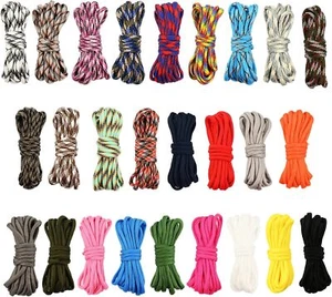 Corda bracciale paracord 26 colori 10 piedi 4 mm cavo paracadute 550 7 fili fai da te Regno Unito - Foto 1 di 7