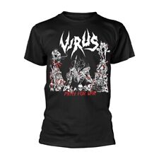 VIRUS - PRAY FOR WAR BLACK T-Shirt Medium