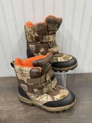 Botas Rocky. Camuflaje de caza Mtn Stalker marrón oscuro para jóvenes al aire libre talla 12,5 niños Foto 1 de 4