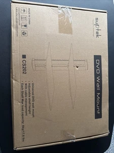 2 Floating Shelf Wall Bracket with Strengthened Tempered Glass for DVD Players/C - Picture 1 of 1