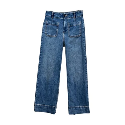 Bagatelle Collection Jeans Womens 26 Denim High Rise Cropped Straight Trousers - Image 1 of 4