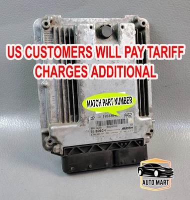 CHEVROLET TRAVERSE ACADIA MODULE ECU ECM PCM AAG2 0261S02727 12633842 12617230 - Image 1 of 4