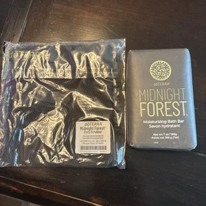 doTERRA Midnight Forest Moisturizing Bath Bar And Body Scrubber 7 oz New Sealed - Picture 1 of 8