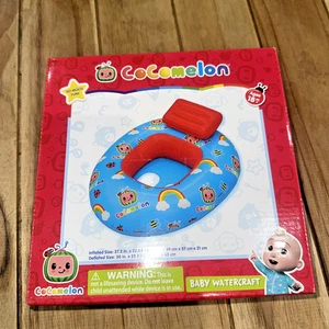 Cocomelon Baby Watercraft Inflatable Float Floatie Pool Fun Swimming Ages 18M + - Picture 1 of 2