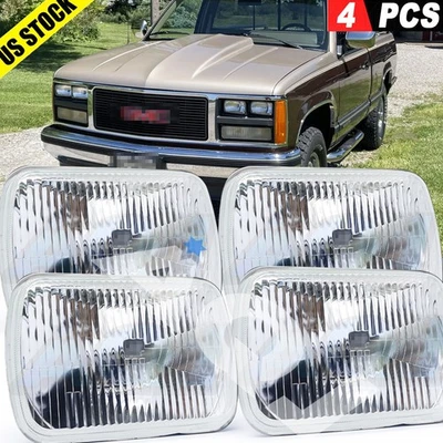 4PCS LED Headlight 6000K High Low beam For GMC K2500 1988-1991 Foto 1 de 4