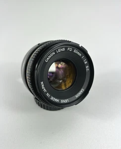 Canon FD 50mm f/1.8 S.C. Prime Lens – Made in Japan – Vintage Manual Focus #232 - Picture 1 of 6