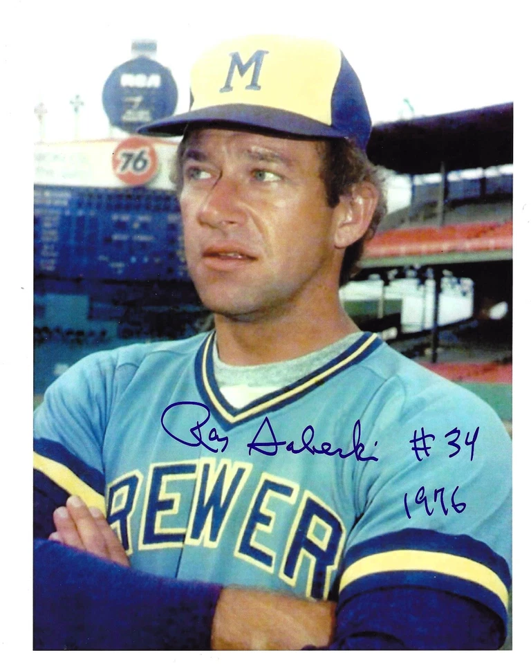 RAY SADECKI MILW BREWERS #34 1976 (dec 2014)  autographed 8x10 photo w/COA - Image 1 of 1