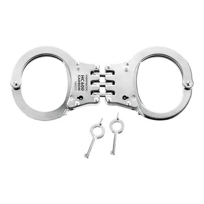 Umarex Perfecta HC 600 Nickel Plated Hand Cuffs Fancy Dress Film TV