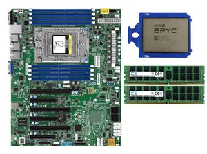 AMD epyc 7261+Supermicro H11SSL-i + 2*32g 2rx4 2133 ECC ddr4 combo pack 8C 64MB - Picture 1 of 1