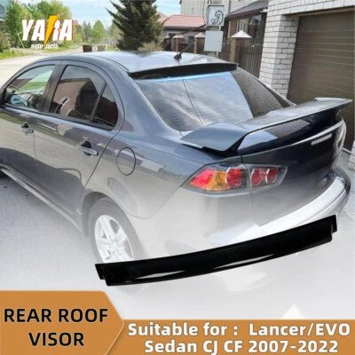 Rear Roof Visor FOR Mitsubishi LANCER EVO CJ ES CF RALLIART 2007-22 REAR SPOILER - image 1 of 4
