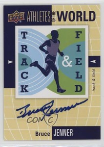 2011 Upper Deck World of Sports Athletes the Caitlyn Jenner Bruce #AW-BJ Auto