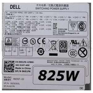 NEW Dell H825EF-02 W1FJK FT7T6 Power Supply 825W T7910 T5810 T7810 - Picture 1 of 2