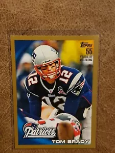 2010 Topps Gold #30 Tom Brady New England Patriots 1414/2010 - Bild 1 von 4