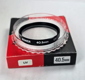 Bower 40.5mm UV Lens Protector Safety Filter Guard Glass Genuine Original E-40.5 - Picture 1 of 5
