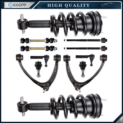 For Cadillac Chevy GMC Complete Struts & Control Arms with Ball Joints Tie Rods Foto 1 de 4