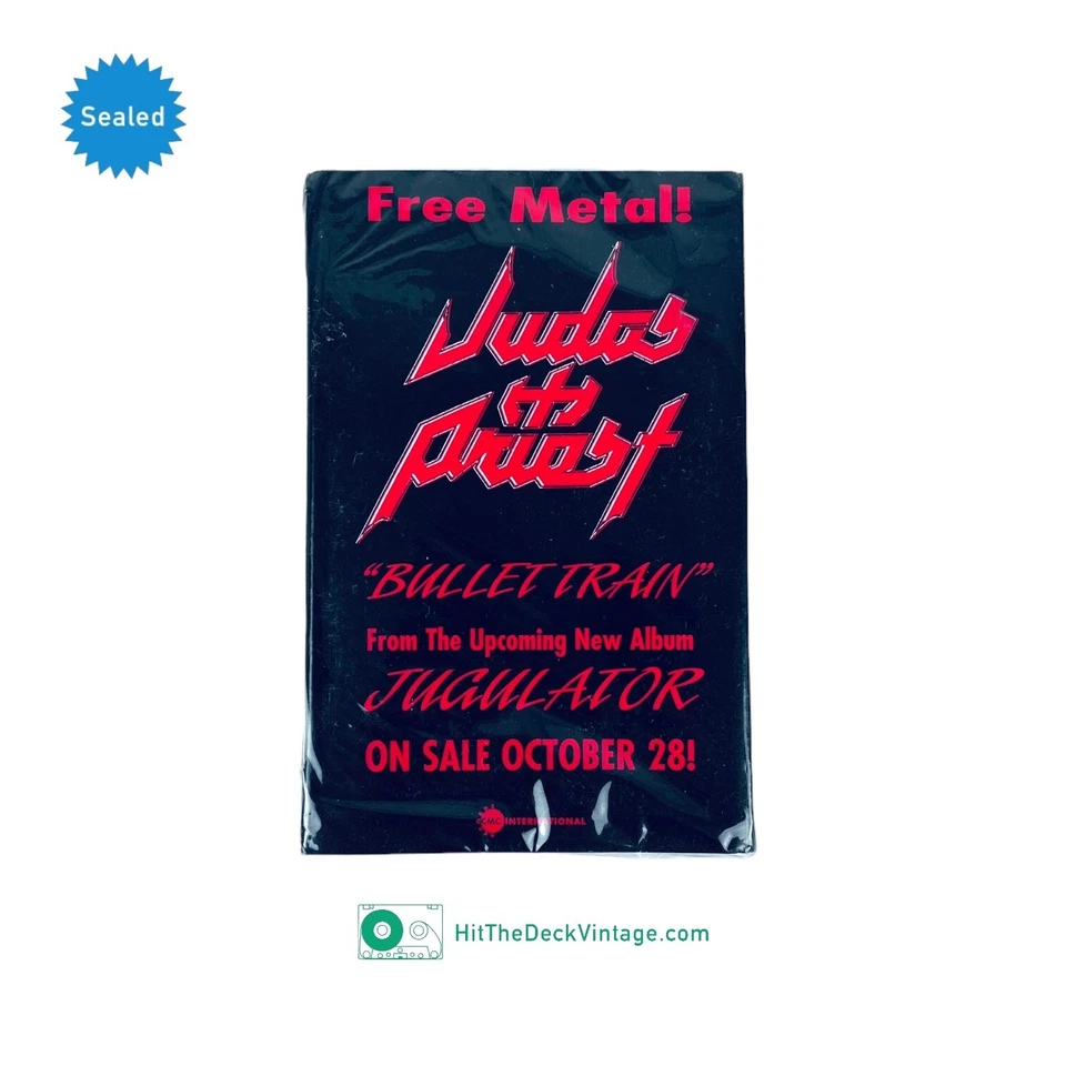 Judas Priest Cassette Single Bullet Train Promo 1997