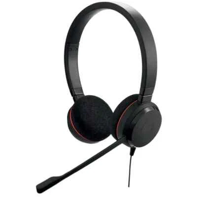 Jabra Evolve 20 Stereo - Cuffie con Microfono Mod. HSC016 USB Headset - Immagine 1 di 3
