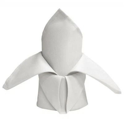 5 pcs 20" Polyester Napkins Wedding Table Top Supply Party Catering Decorations - Image 1 of 2