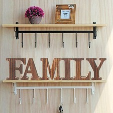 Holz Schriftzug Family Holzschild Tabletop Family Letters Zeichen Wanddeko
