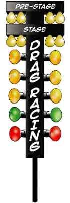 Drag Racing Christmas Tree Decal 2 ft - Image 1 of 2