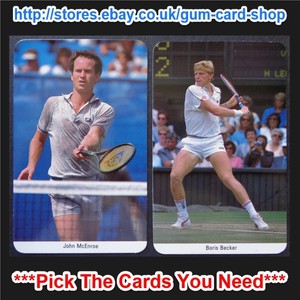 FAX-PAX - TENNIS 1987 (VG) *PICK THE CARDS YOU NEED*