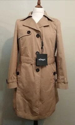 Gabardina Allegri para mujer beige talla uk 16 eu 44 Ita 48 PVP £575 Foto 1 de 4