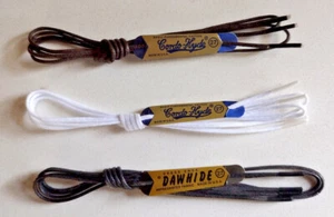 Cordo-Hyde / Dawhide / KIWI / Rawhide / Vintage Beaded Tip Shoe Laces - Picture 1 of 21