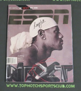 LEBRON JAMES AUTOGRAPHED SIGNED ESPN MAGAZINE KING JAMES CAVALIERS JSA COA AL2 - Picture 1 of 7