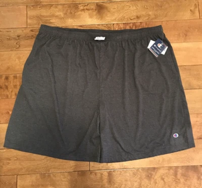 Pantalones Cortos Champion Para Hombre Doble Gris Oscuro Rendimiento Bolsillos con Cordón Talla 6XL NUEVOS Foto 1 de 4