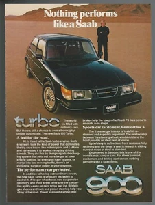 1979 SAAB 900 TURBO advertisement, Saab print ad, 900 coupe - Picture 1 of 3